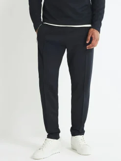 Clearance River Island Blue Slim Fit Pique Joggers
