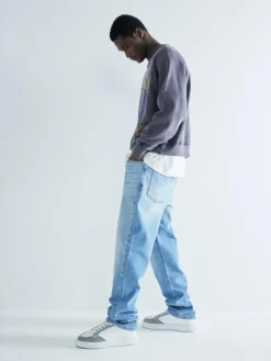 River Island Blue Straight Fit Stretch Jeans^ Jeans|Jeans