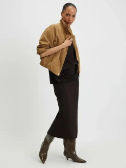 Outlet River Island Brown Premium Maxi Skirt