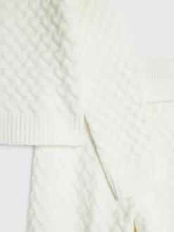 River Island Cream Cable Cardigan & Trousers Set^ Knitwear & Sweaters|Knitwear