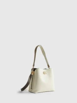 Best River Island Cream Lock Front Bucket Bag