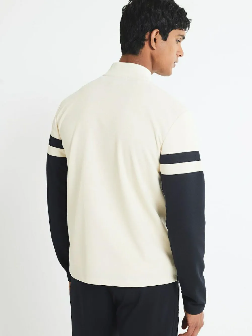 River Island Cream Slim Fit Blocked Shacket^ Blazers & Formal Jackets|Coats & Jackets