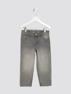 Sale River Island Grey Boys Stretch Tapered Fit Jeans