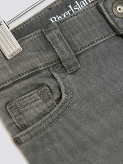 Sale River Island Grey Boys Stretch Tapered Fit Jeans