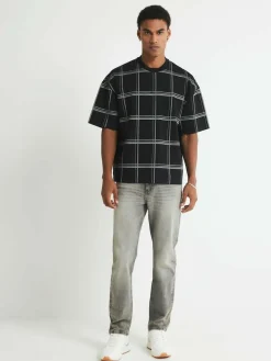 River Island Grey Slim Fit Stretch Jeans^ Jeans|Jeans