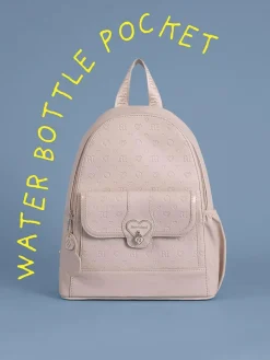 River Island Heart Lock Pocket Backpack^ Bags