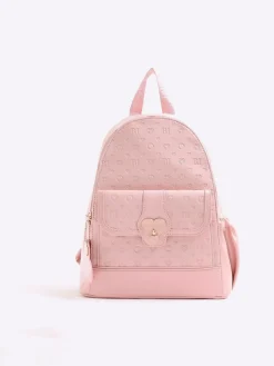River Island Heart Lock Pocket Backpack^ Bags