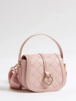River Island Pink Heart Monogram Kendal Cross-Body Bag^ Bags