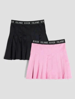 River Island Pink Pleated Waistband Skirts 2 Pack^ Shorts & Skirts