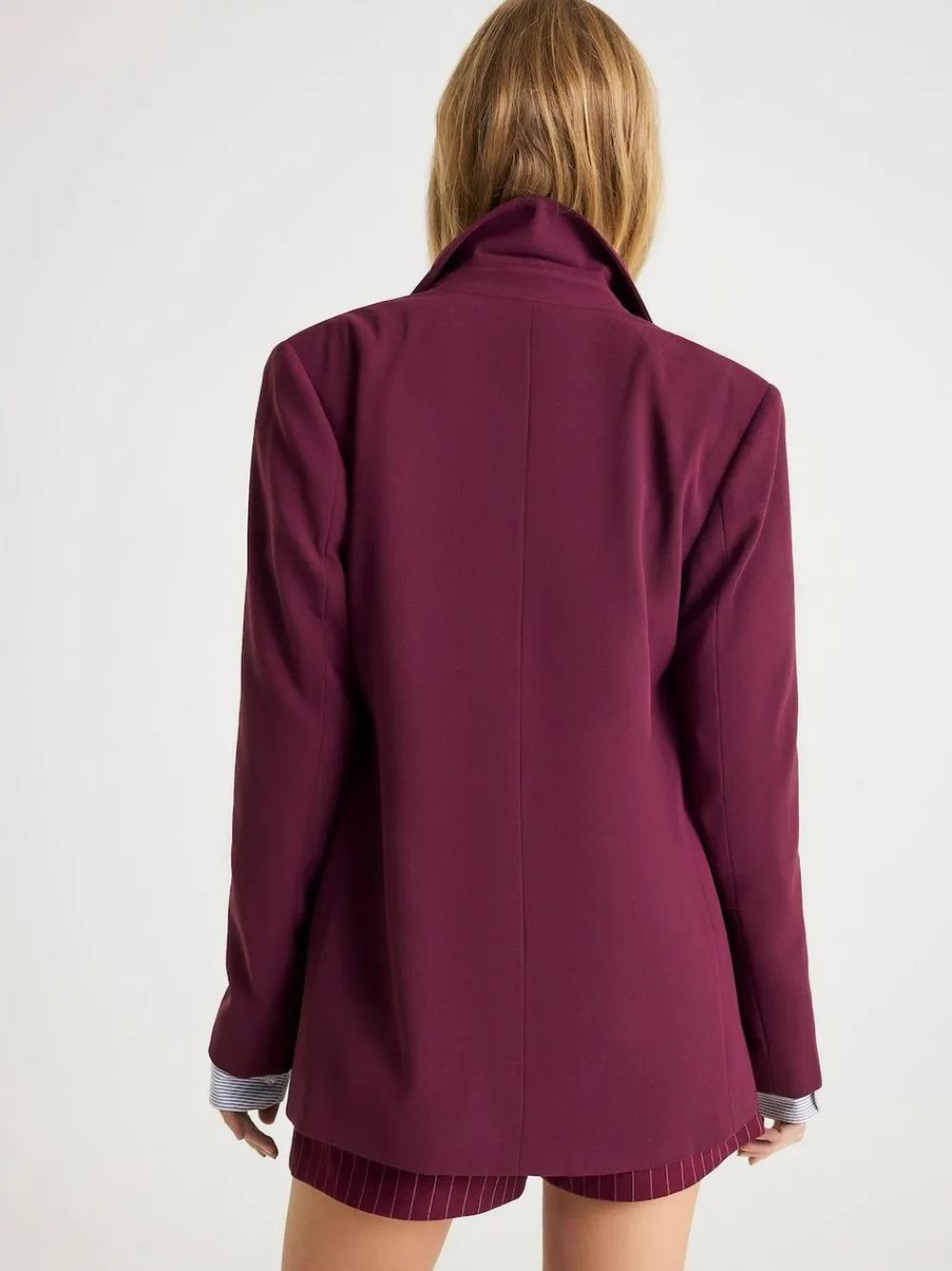 River Island Purple Edge to Edge Blazer