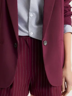 River Island Purple Edge to Edge Blazer