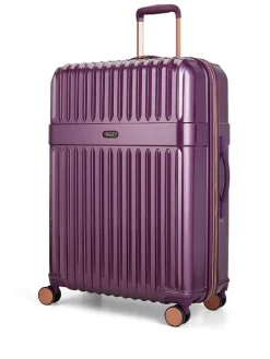 Rock Luggage Large Selene Suitcase Purple