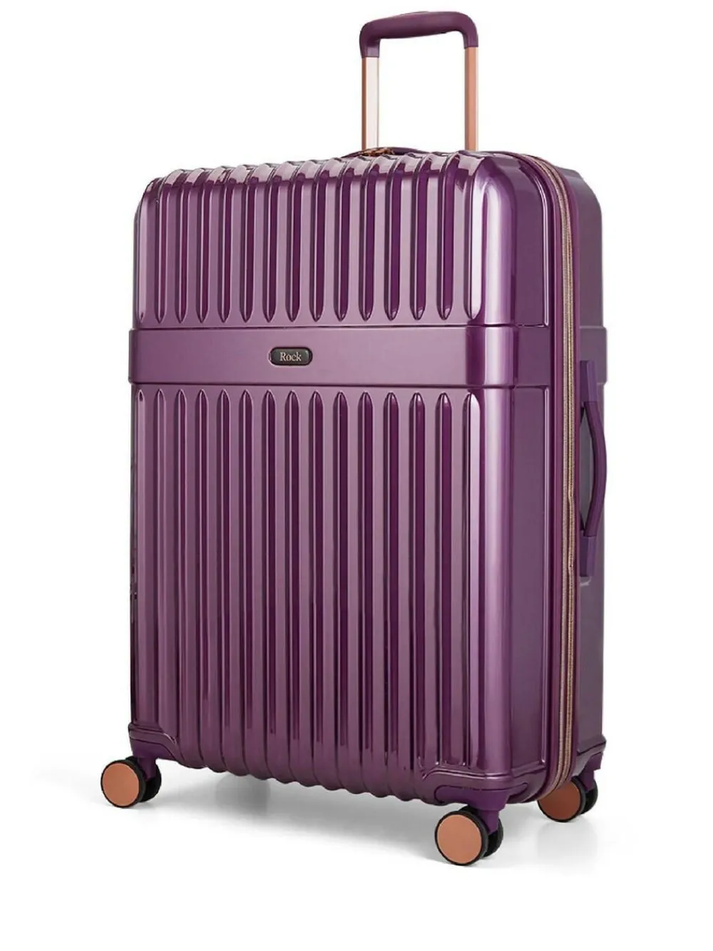 Rock Luggage Large Selene Suitcase Purple