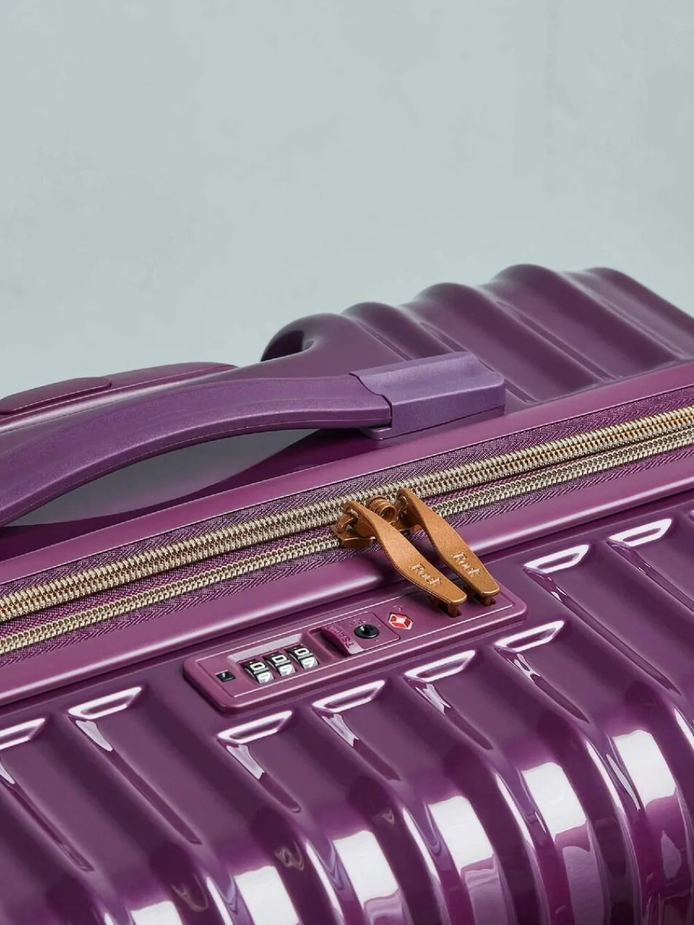 Rock Luggage Large Selene Suitcase Purple