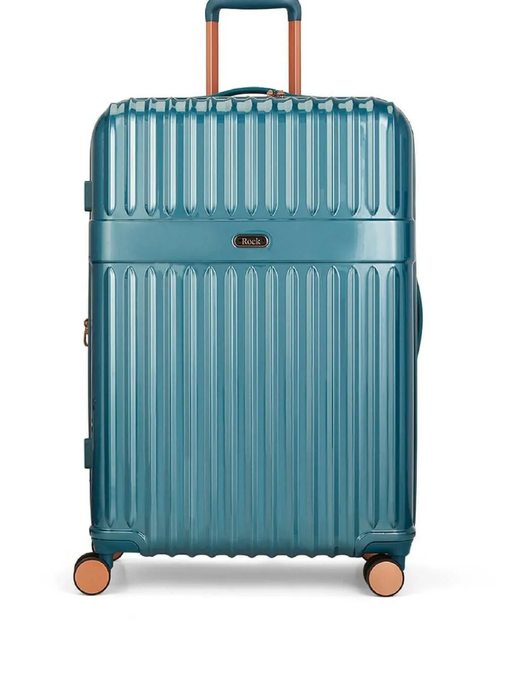 Clearance Rock Luggage Large Selene Suitcase Blue