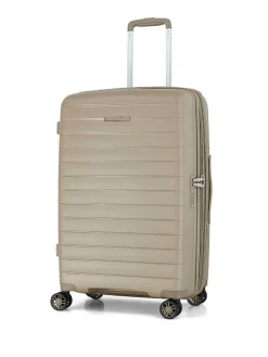 Sale Rock Luggage Medium Palma Suitcase Champagne
