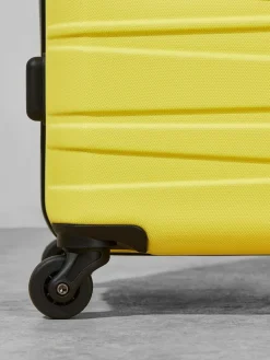 Hot Rock Luggage Medium Seattle Suitcase Yellow