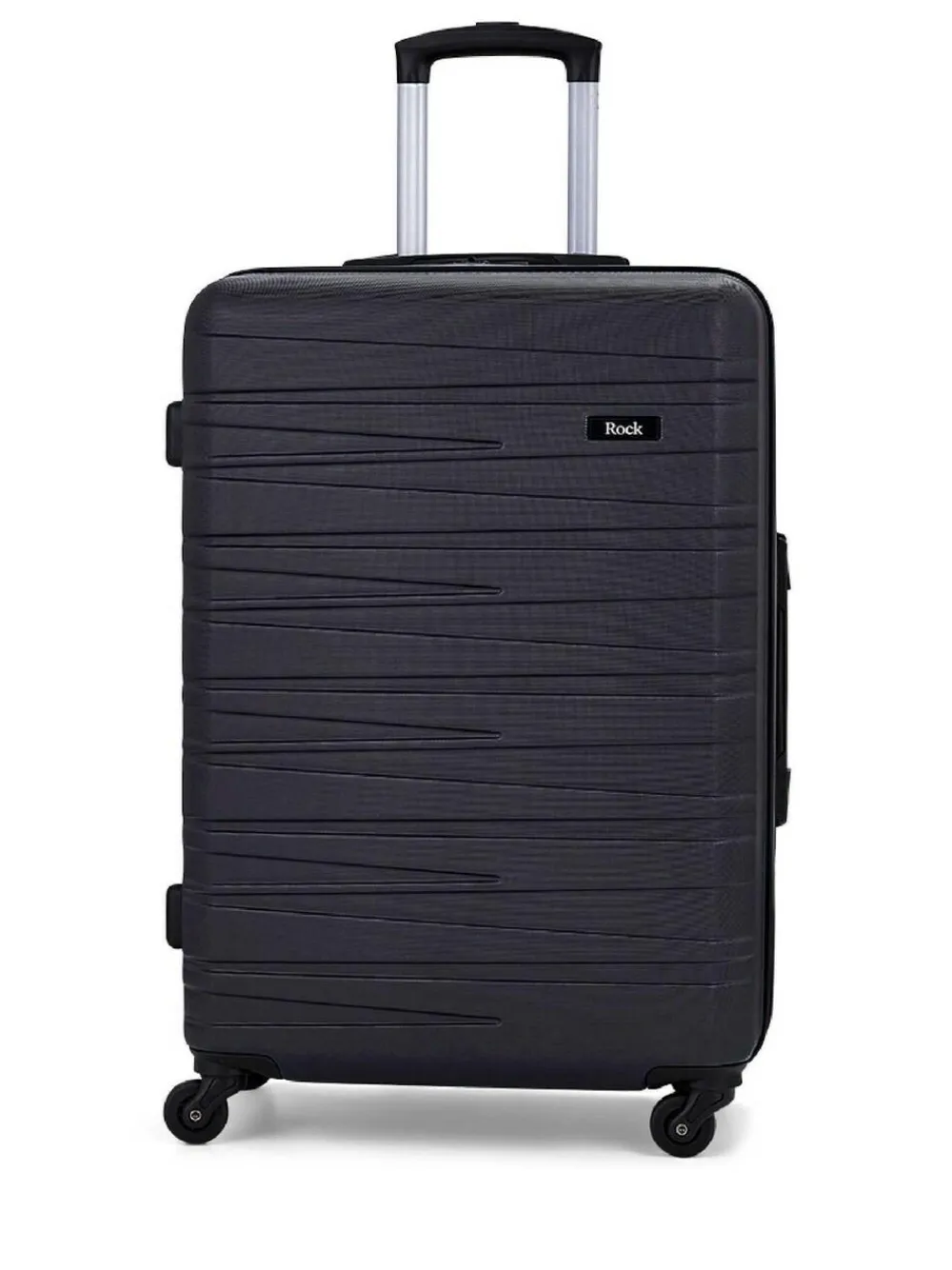 Discount Rock Luggage Medium Seattle Suitcase Black