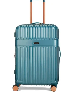 New Rock Luggage Medium Selene Suitcase Blue