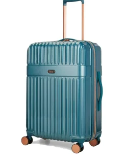 New Rock Luggage Medium Selene Suitcase Blue