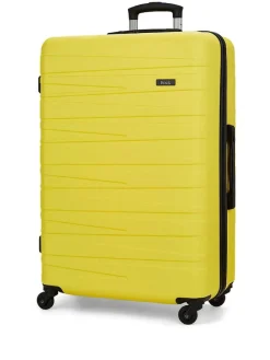Hot Rock Luggage Seattle Large Suitcase Yellow