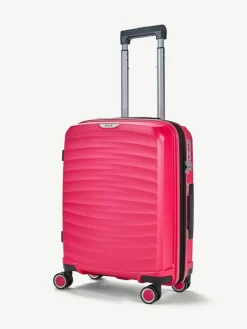 Hot Rock Luggage Sunwave Cabin Suitcase Pink