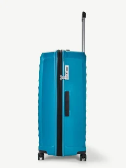 Hot Rock Luggage Sunwave Large Suitcase Blue