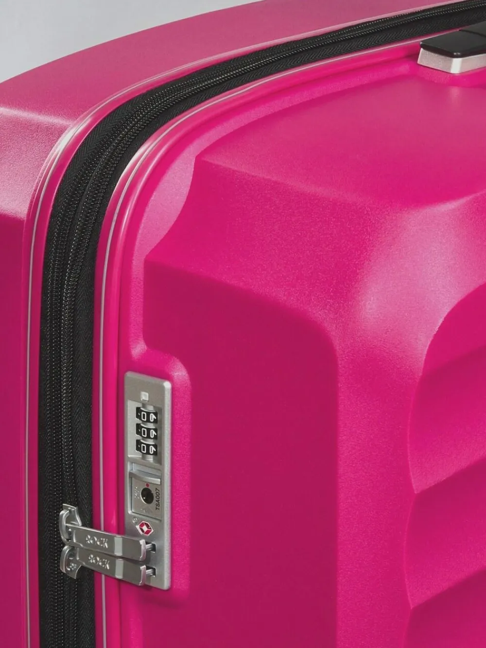 Outlet Rock Luggage Sunwave Large Suitcase Pink