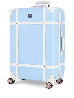 Online Rock Luggage Vintage Suitcases 3 Piece Set Blue