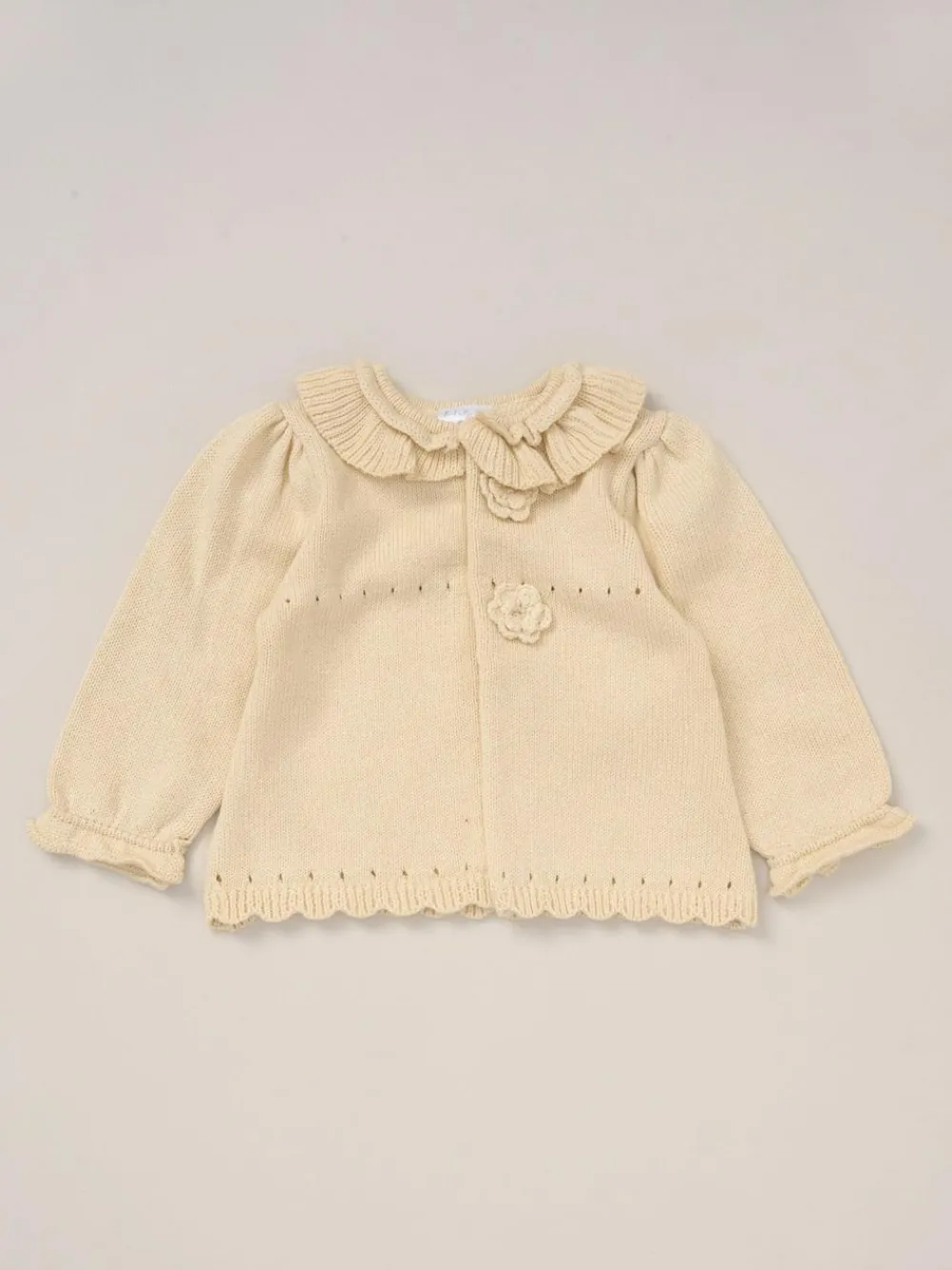 Clearance Rock-A-Bye Baby Boutique Baby Knit White Cardigan and Leggings Set