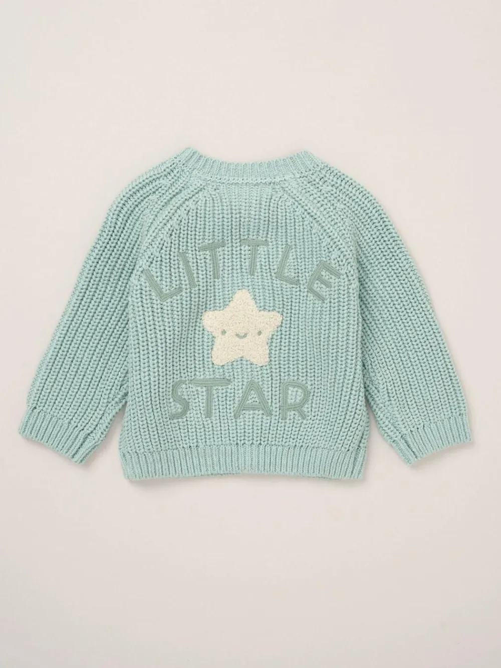 Rock-A-Bye Baby Boutique Cardigan with Embroidery Back Detail^BOY Unisex|Knitwear