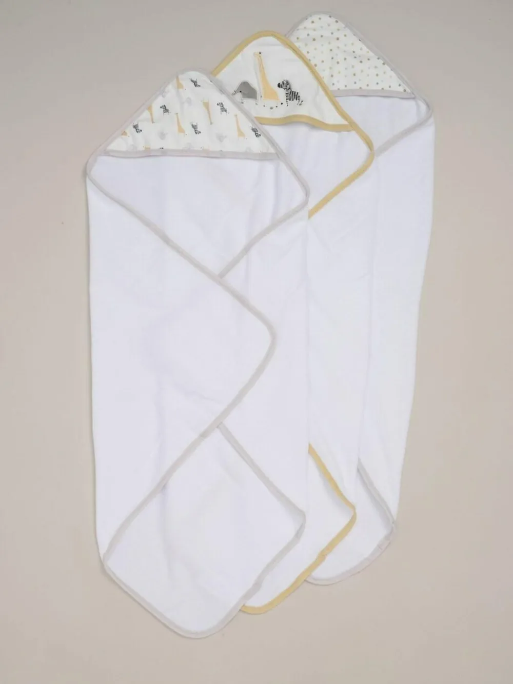 Rock-A-Bye Baby Boutique Hooded Towels 3 Pack^ Towels & Bathmats