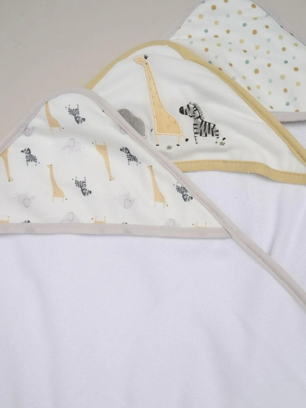 Rock-A-Bye Baby Boutique Hooded Towels 3 Pack^ Towels & Bathmats