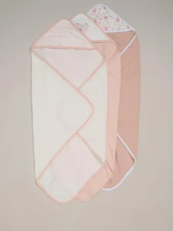 Discount Rock-A-Bye Baby Boutique Hooded Towels 3 Pack