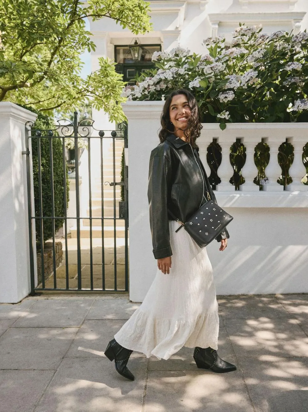 Rockett St George Black Icon Stud Cross-Body Bag^Women Bags