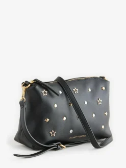 Rockett St George Black Icon Stud Cross-Body Bag^Women Bags