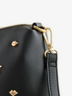 Rockett St George Black Icon Stud Cross-Body Bag^Women Bags