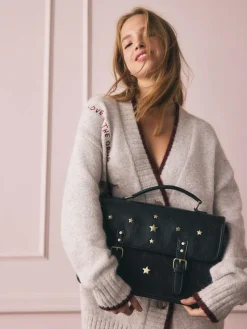 Rockett St George Black Satchel Multi Way Bag^Women Bags