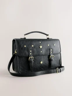Rockett St George Black Satchel Multi Way Bag^Women Bags