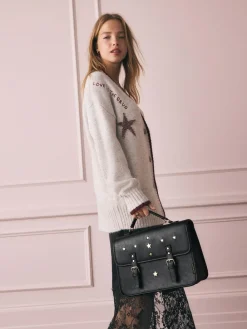 Rockett St George Black Satchel Multi Way Bag^Women Bags