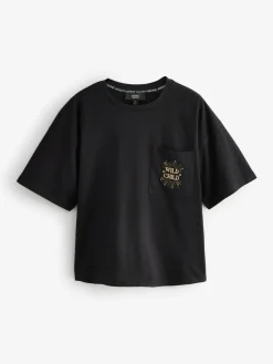 Rockett St George Black T-Shirt Short Pyjamas Set^Women Pyjamas|All Night & Lounge