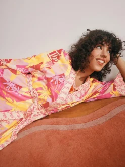 Rockett St George Multi Ibiza Sunset Robe^Women Bathrobes