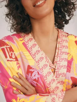 Rockett St George Multi Ibiza Sunset Robe^Women Bathrobes