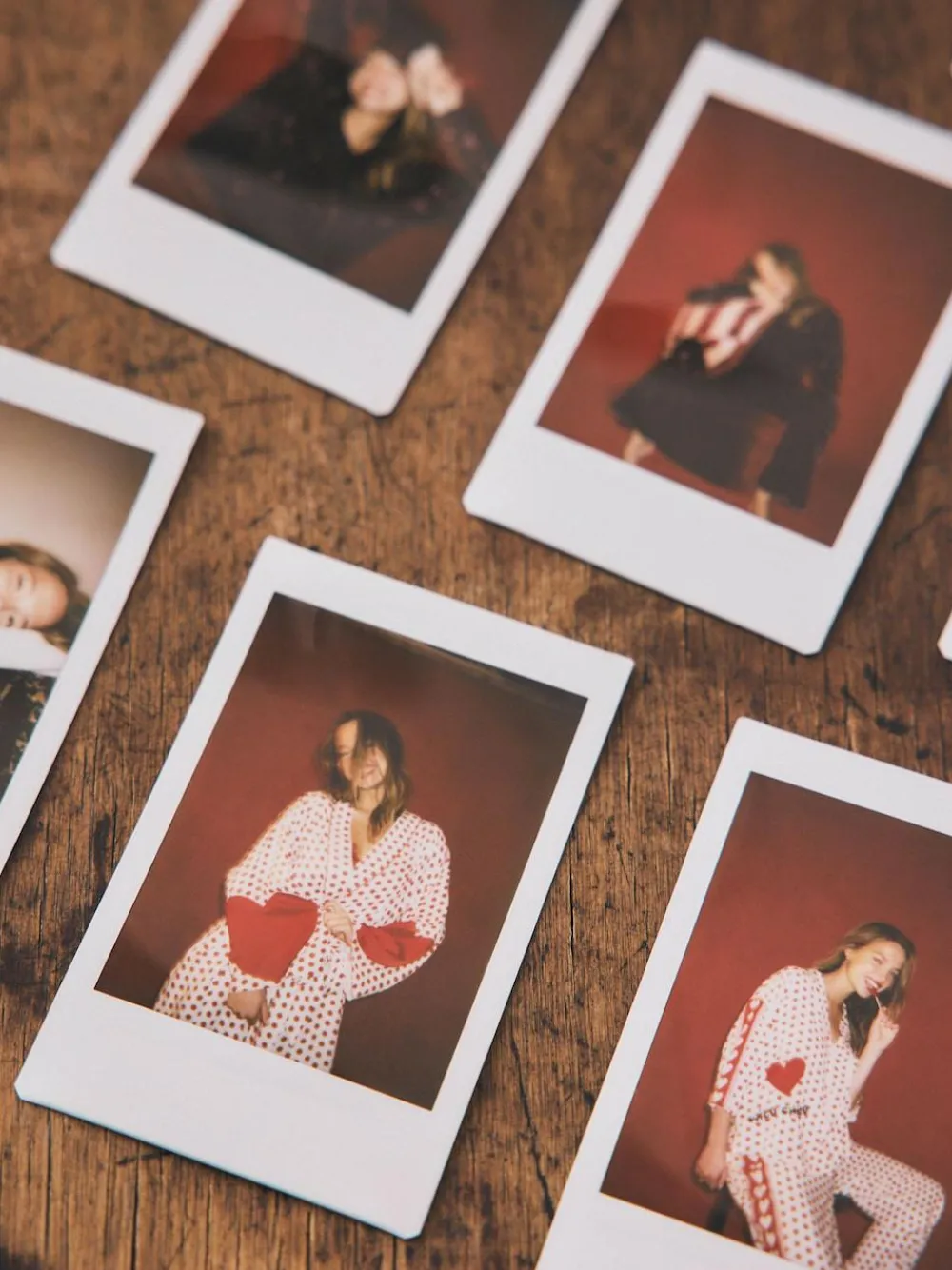 Hot Rockett St George Red/White Polka Dot Hearts Short Robe