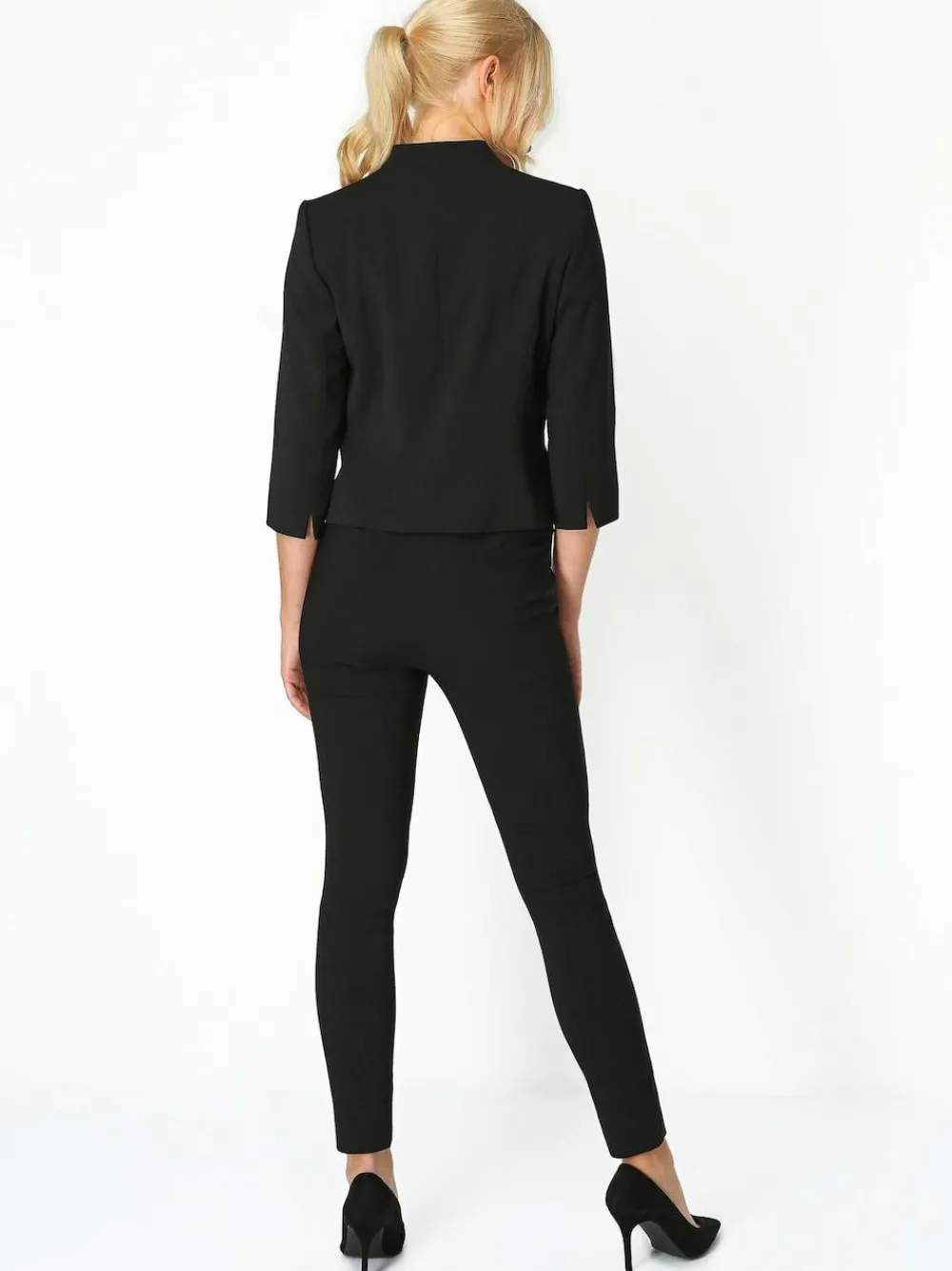 Best Roman 3/4 Sleeve Rochette Jacket Black