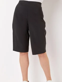 Clearance Roman Black Knee Length Stretch Shorts