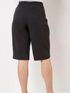 Clearance Roman Black Knee Length Stretch Shorts