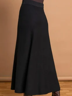 Roman Knitted Midi Stretch Skirt^Women Skirts