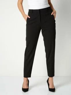 Online Roman Tall Originals Straight Leg Tapered Trousers Black
