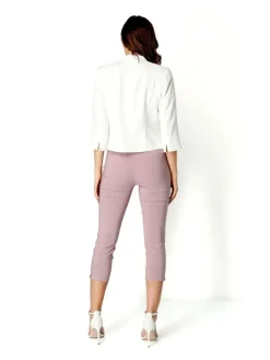 Outlet Roman 3/4 Sleeve Rochette Jacket Cream